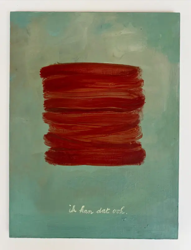 Ik kan dat ook. 15 x 20 cm. Verkocht.