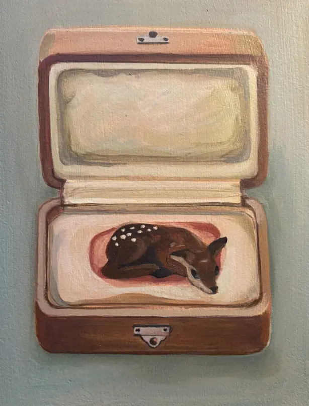 Juweeltje. 18x24 cm. Verkocht.