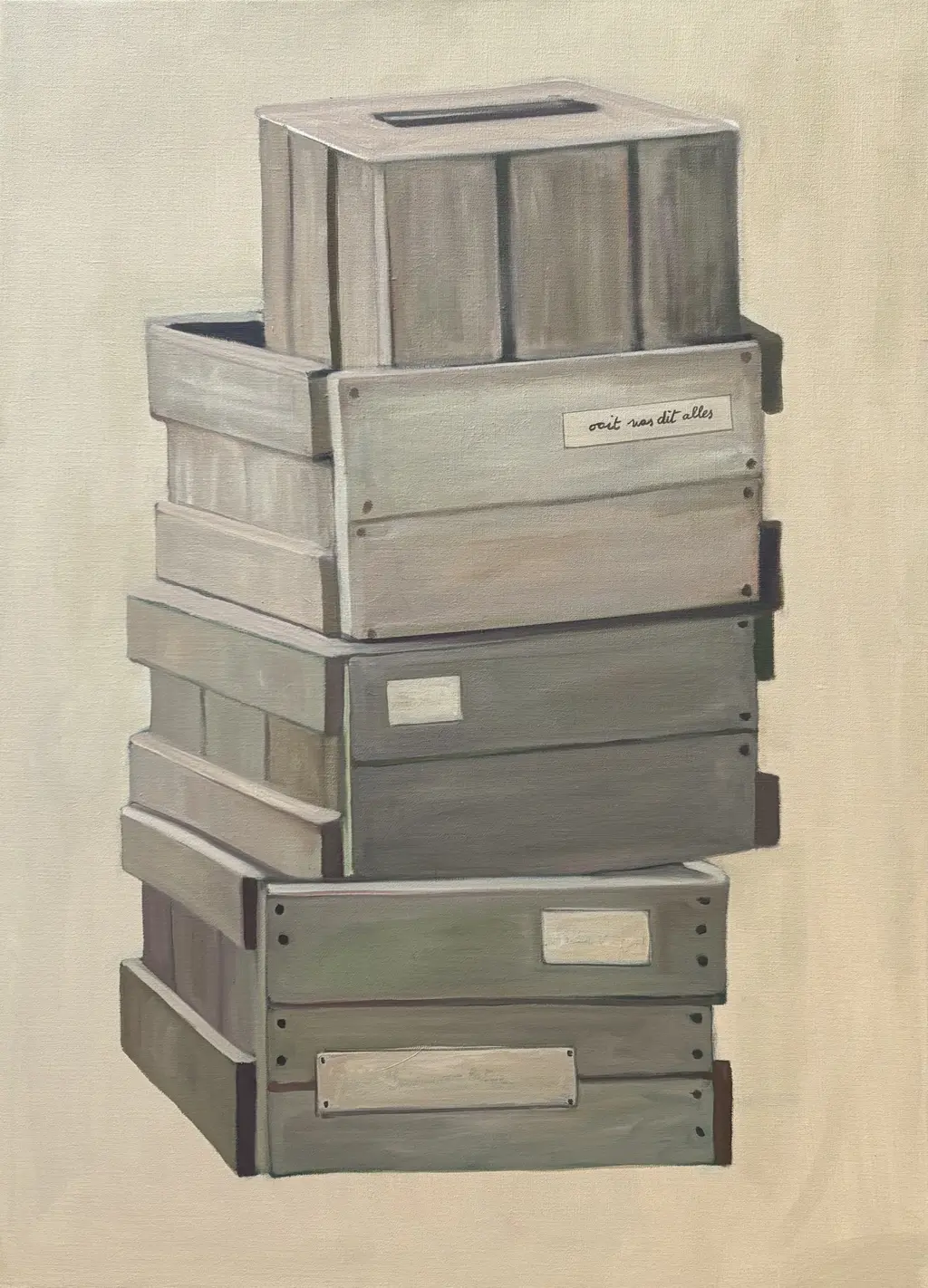 Ooit was dit alles. 65x95 cm.