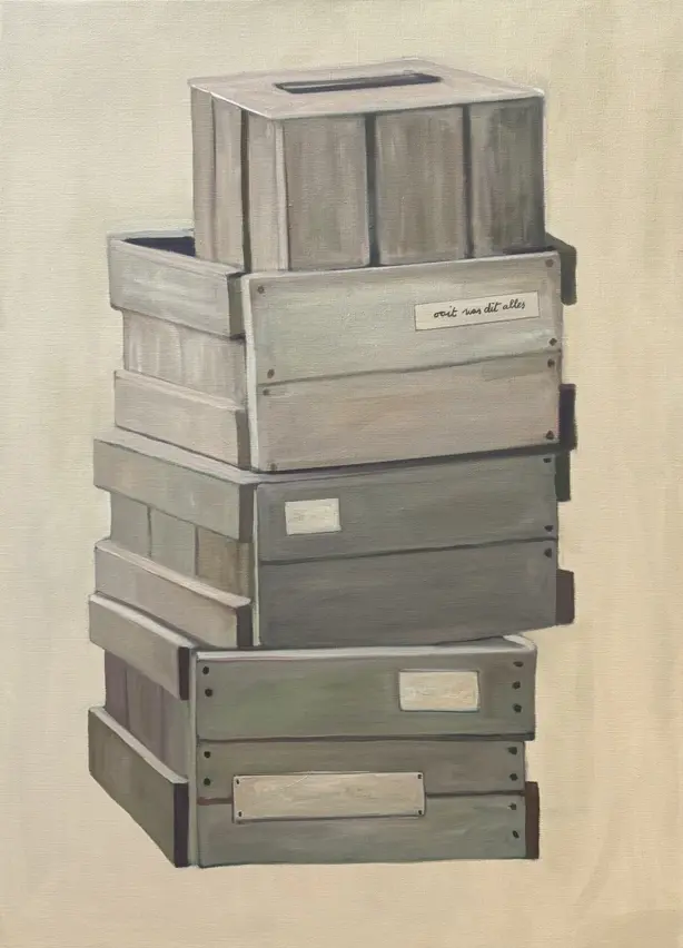 Ooit was dit alles. 65x95 cm.