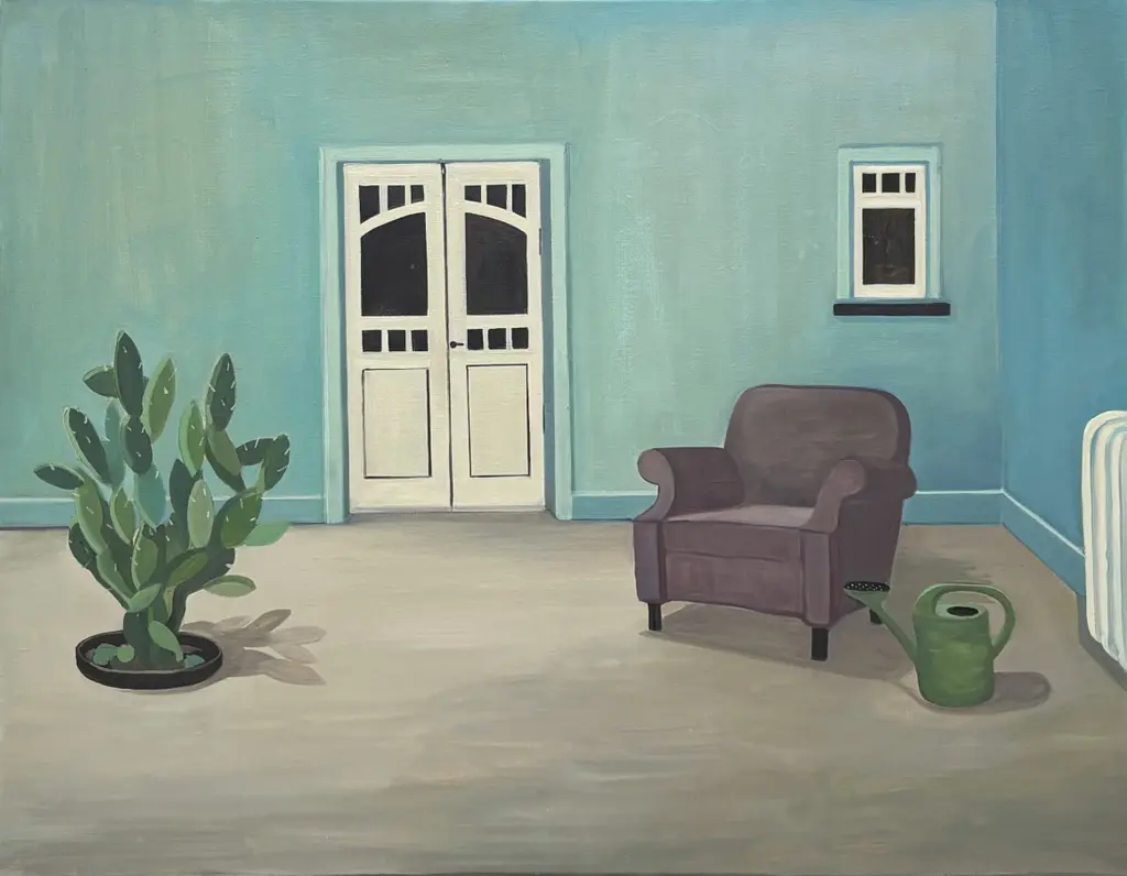 Mijn cactus. 90x70 cm.